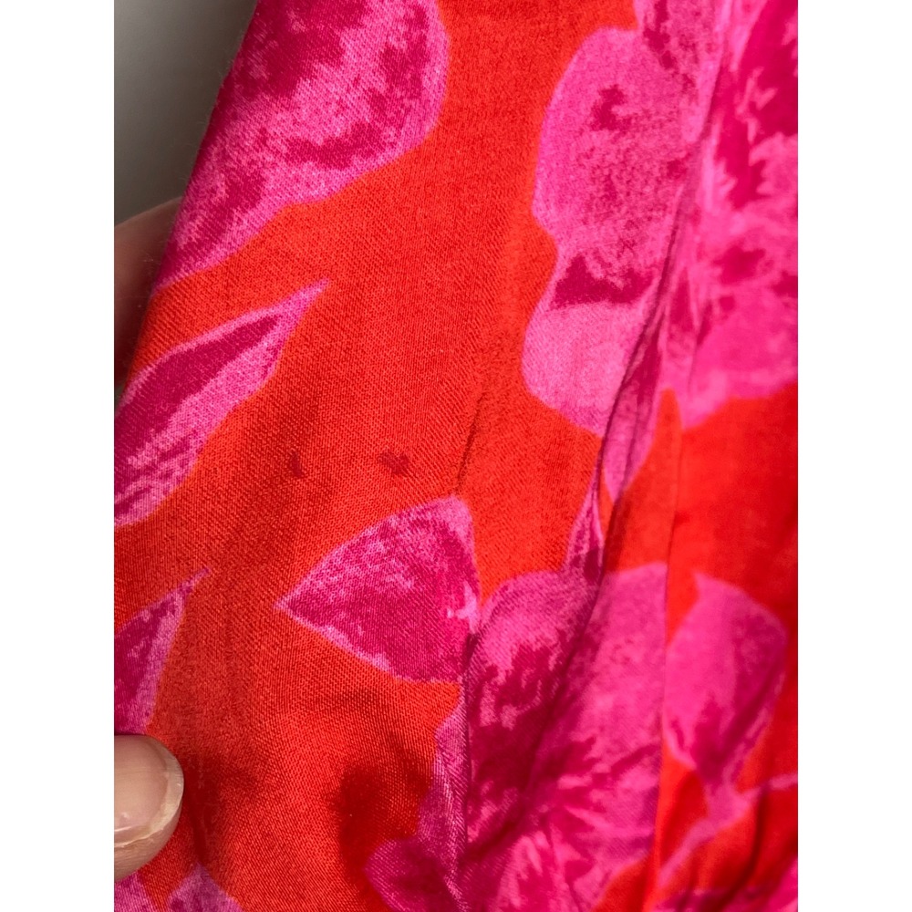 JEN'S PIRATE BOOTY Electro Floral Delirious Wrap Top Small Pink Floral Festival - Picture 11 of 11